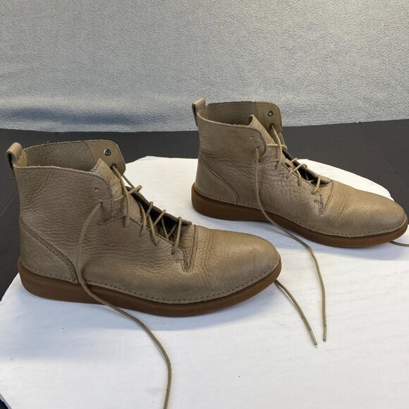 Clarks Hale Rise Boots Men's Size‎ 8 M  Leather Tan Brown - Picture 1 of 16